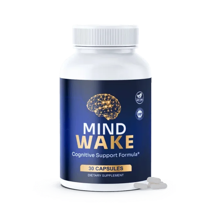 MindWake bottle, cognitive support formula, 30 capsules